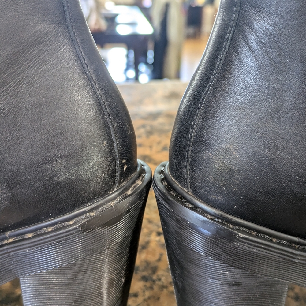 Dr Marten Hurston Women's Leather Heeled Chelsea Boots - Picture 7 of 7